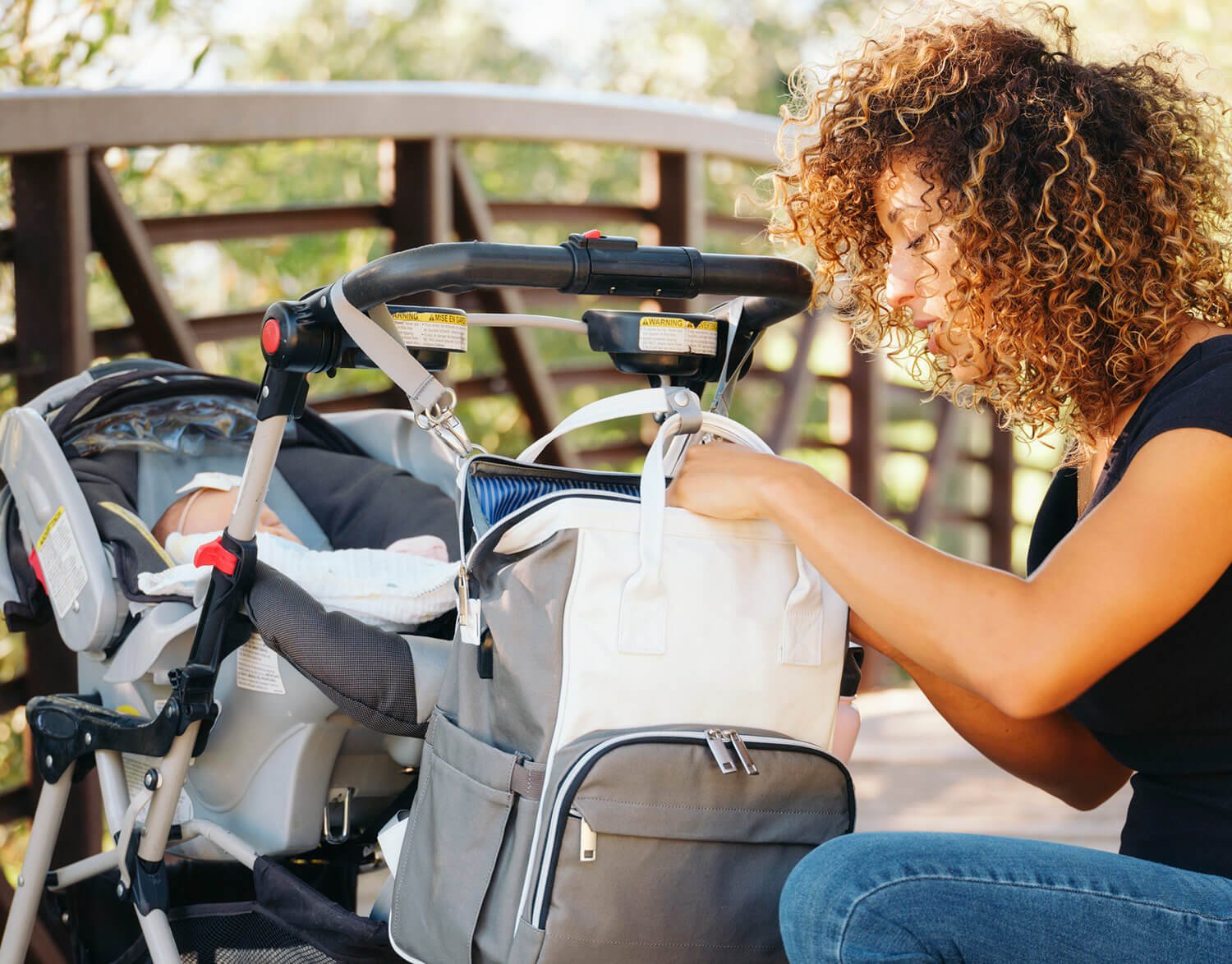 Mom Diaper Bag ZZEHN wipes
